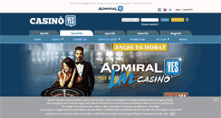 Desktop Screenshot of casinoyes.it